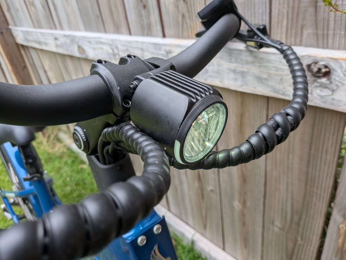 Headlight on the Euphree Solar Sparrow