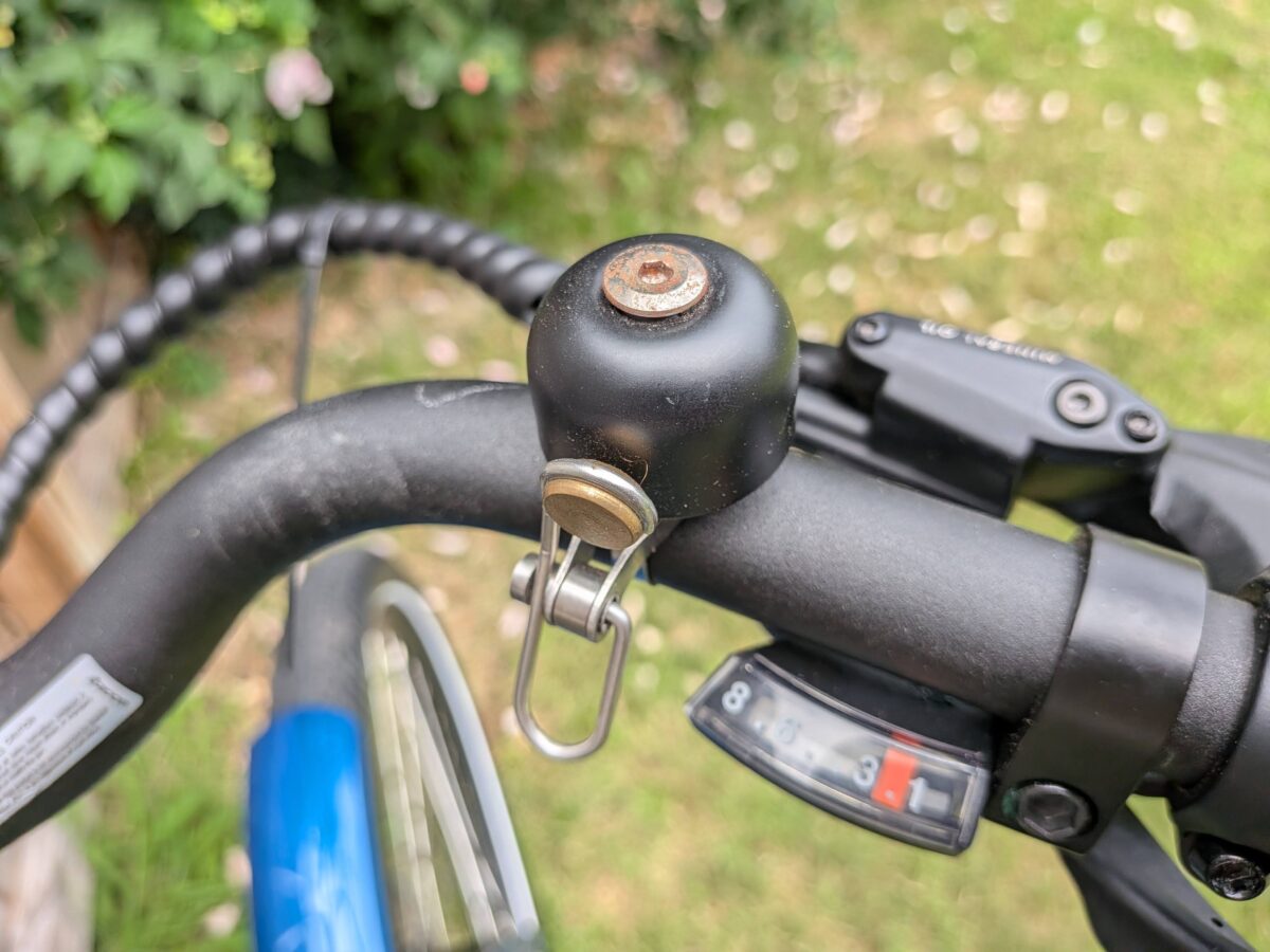 Brass signal bell on the Euphree Solar Sparrow