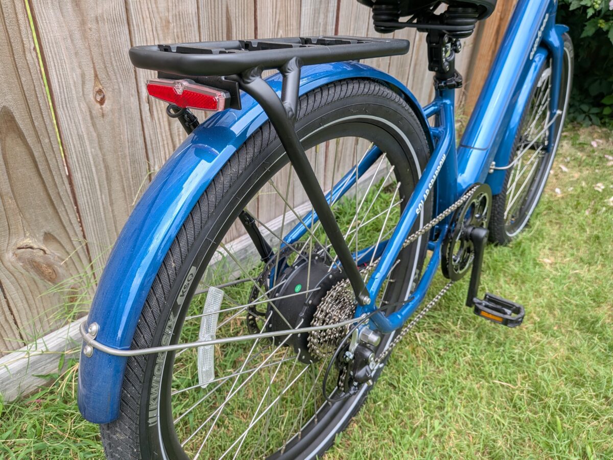 Rear paint matched fender on the Euphree Solar Sparrow