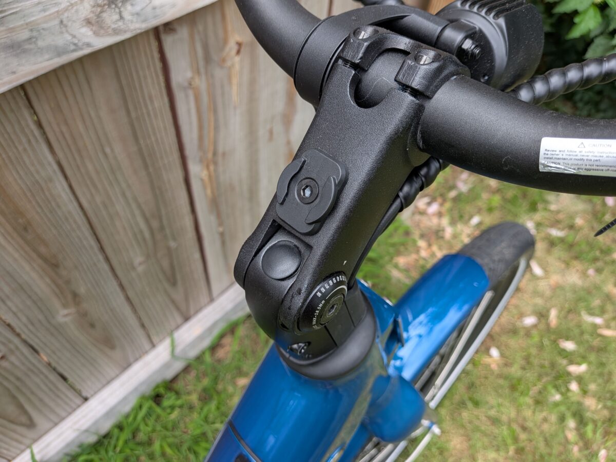 SP Connect phone mount on the Euphree Solar Sparrow