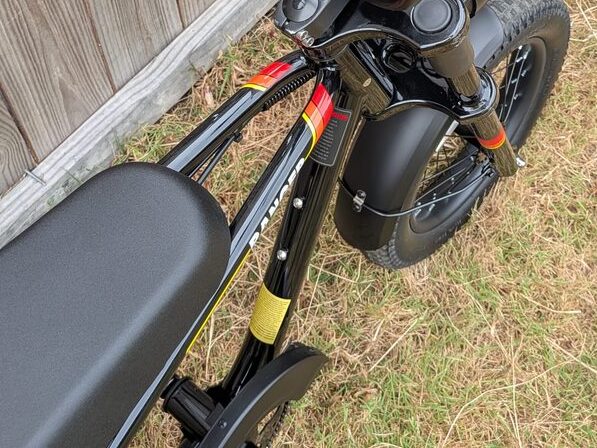 Gotrax Ranger 16 bottle cage mounting points on the frame