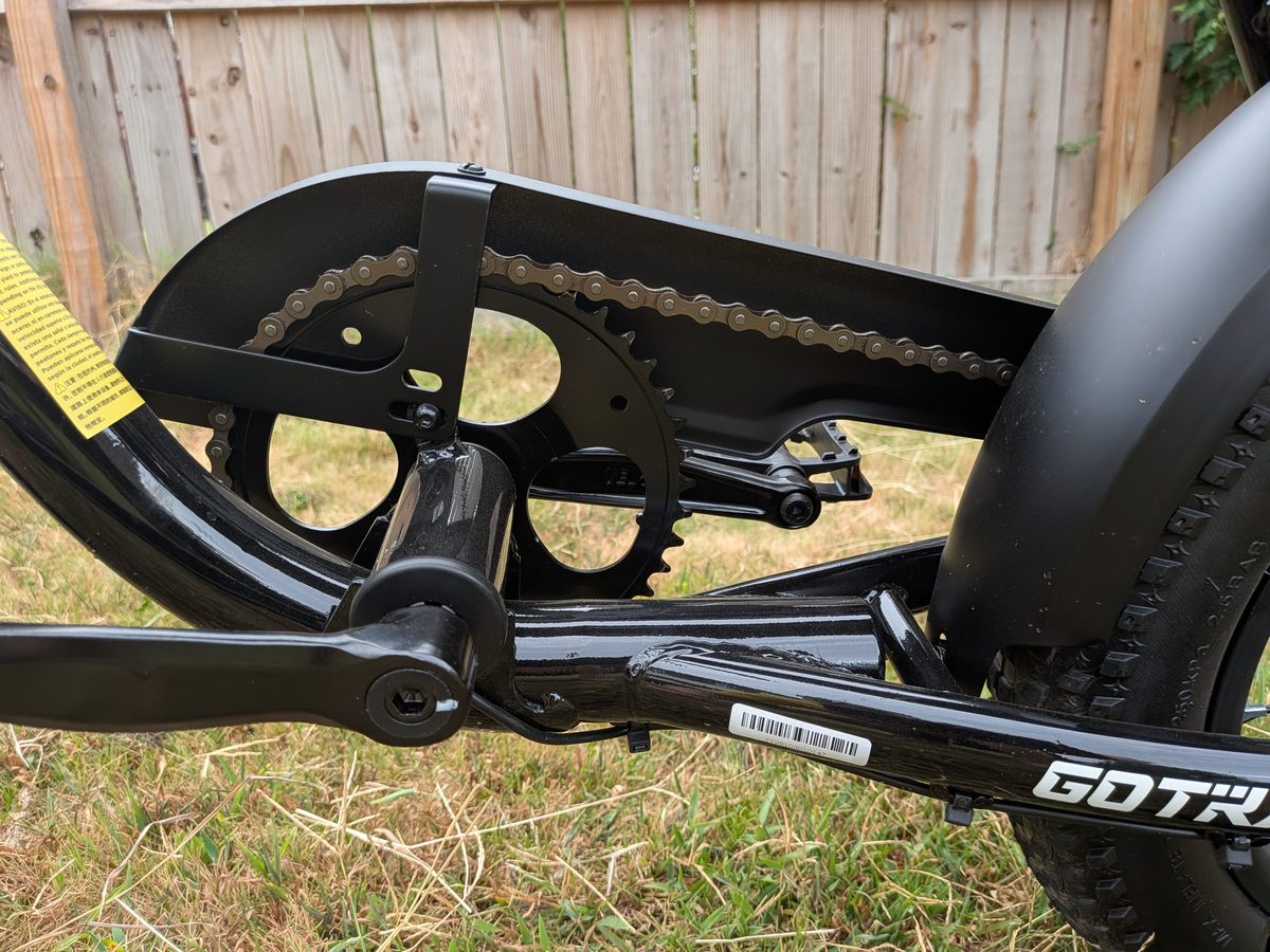 Gotrax Ranger 16 chainring and crank arm