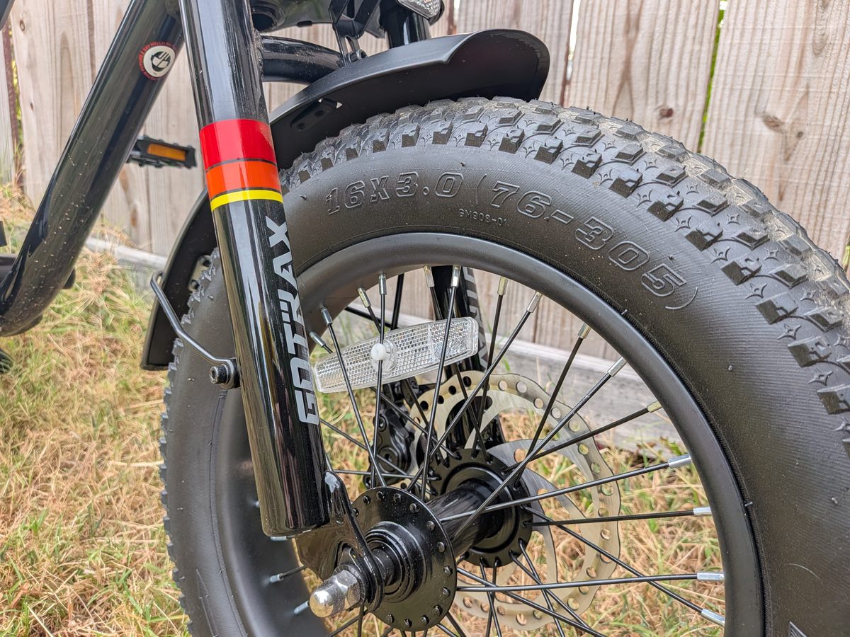 Gotrax Ranger 16 front wheel with 16 x 3.0 inch tire