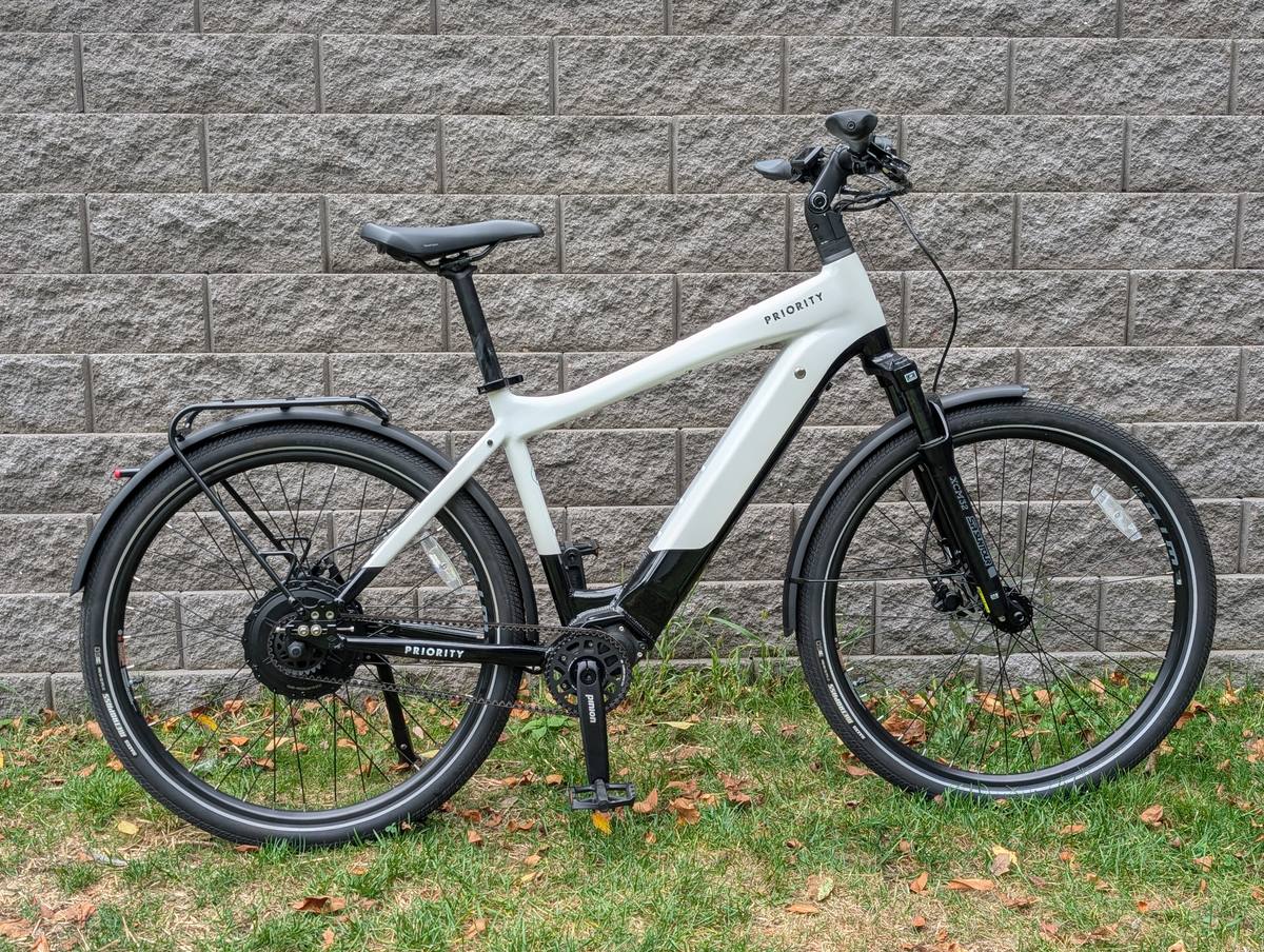 Priority Skyline commuter ebike side profile