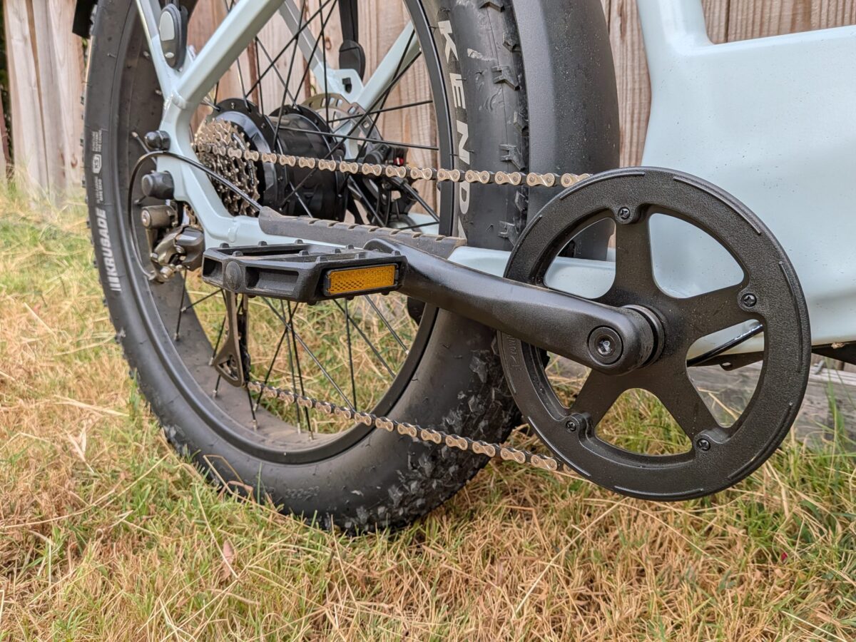 Vorsa FT 48T chainring, crank, and pedal