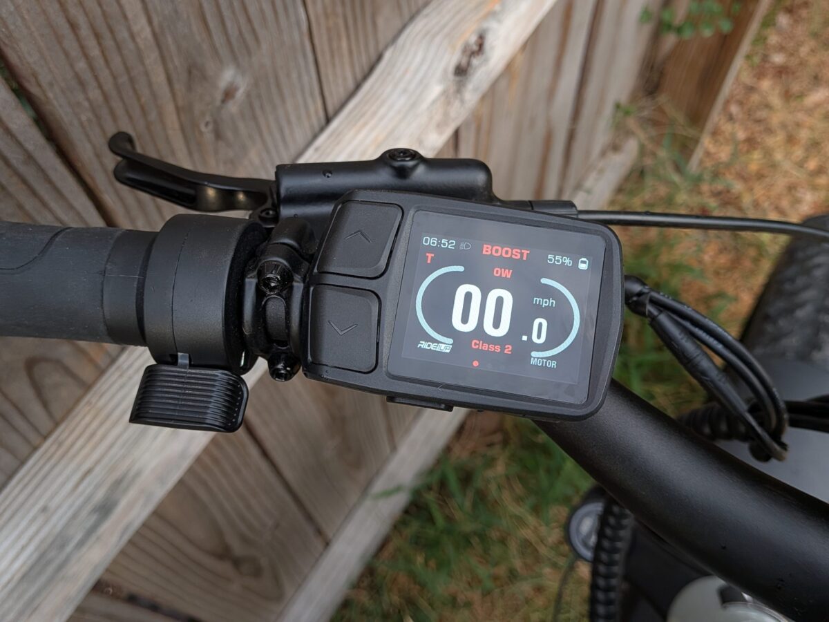 Vorsa FT color display showing boost mode and class 2