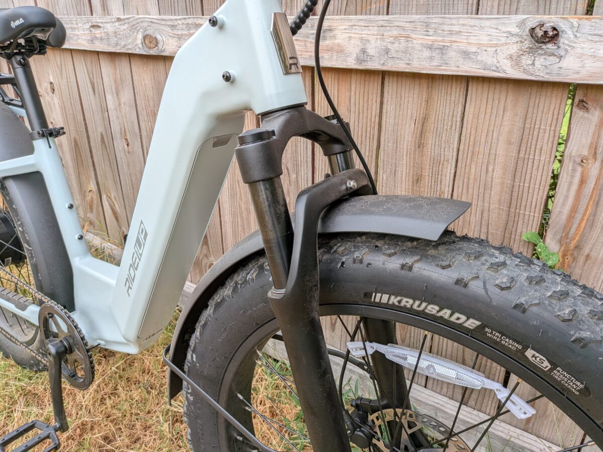 Vorsa FT 100mm suspension fork and metal front fender