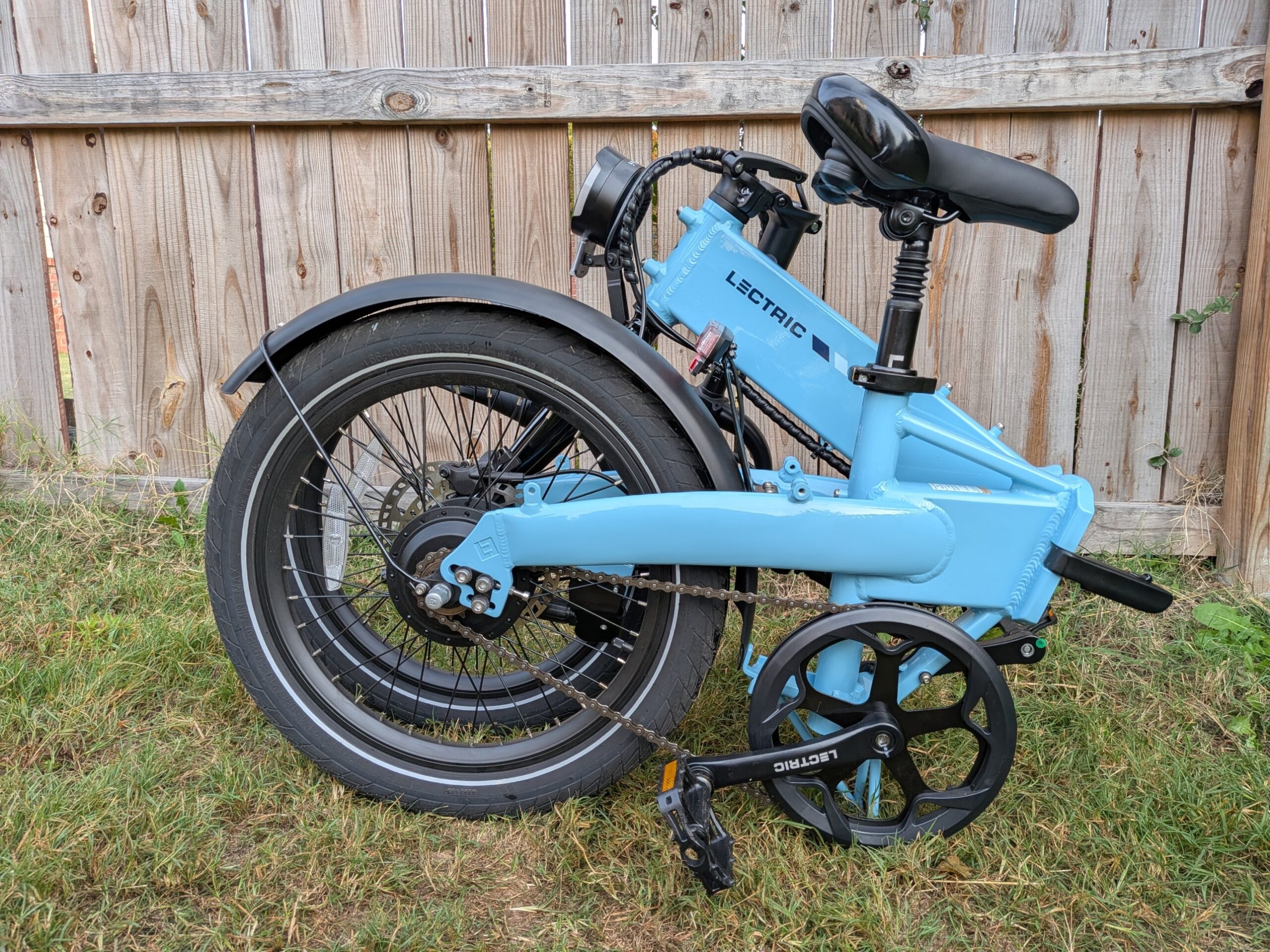 Lectric XP Lite 3 folded (side)