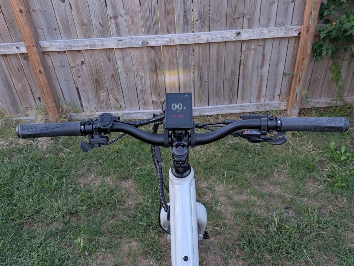 Hybrid Sprint handlebars on the Lectric XPress Lite